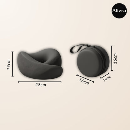 Alivra™ 360° Memory Foam Travel Neck Pillow