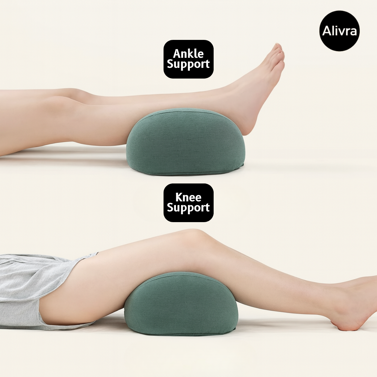 Alivra™ Memory Foam Leg Pillow