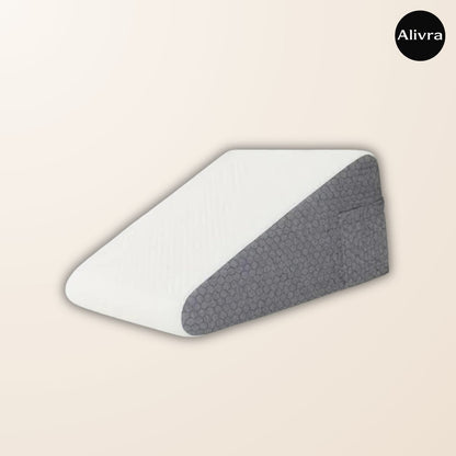 Alivra™ ElevateRest Memory Foam Wedge Pillow