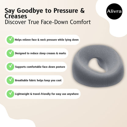 Alivra™ Ergonomic Face Pillow