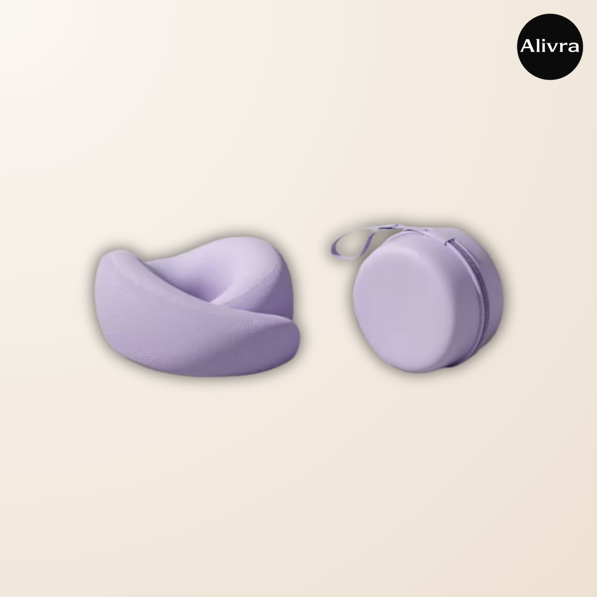 Alivra™ 360° Memory Foam Travel Neck Pillow