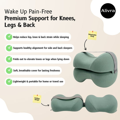 Alivra™ Memory Foam Leg Pillow