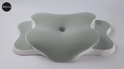 Alivra™ ButterflyWave Orthopaedic Memory Foam Pillow